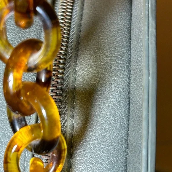 Anthropologie Gray Chained Circle Crossbody Bag - Picture 5 of 13